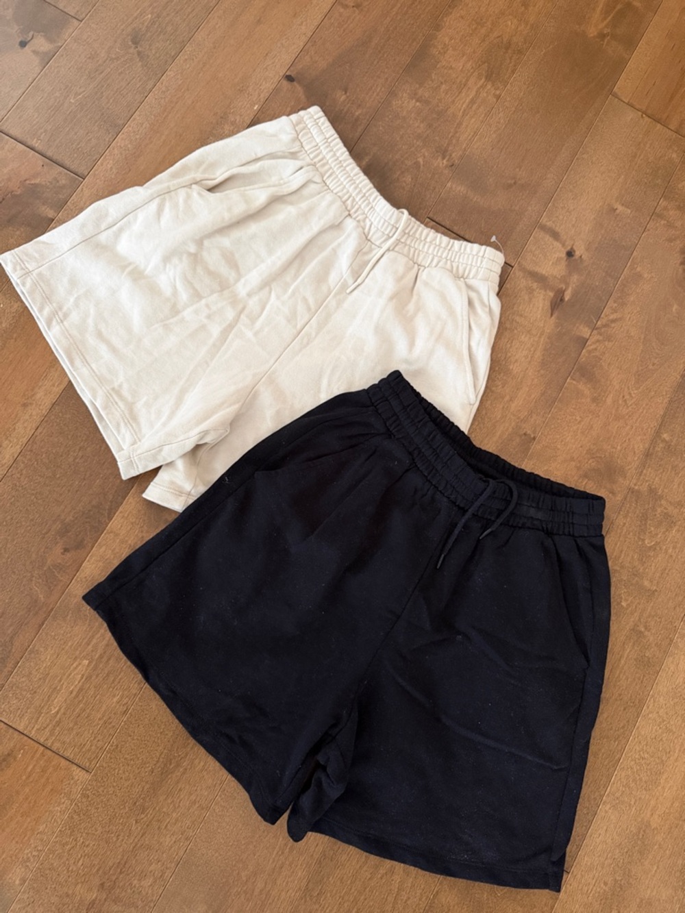 OLD NAVY pair of cotton terry high rise shorts